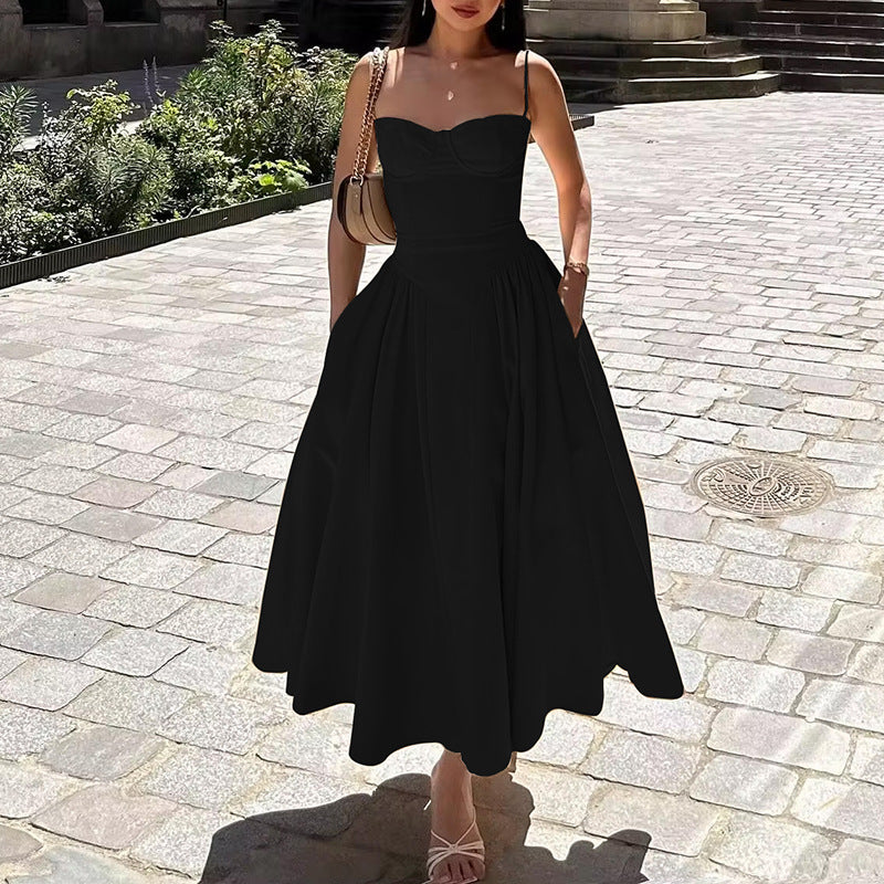 Amorette Tie Strap Maxi