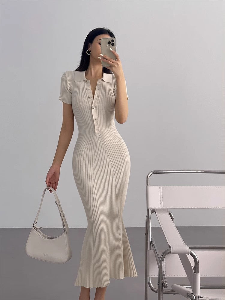 Orsina Polo Fishtail Knit Dress