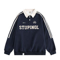 Easton Waffle Polo Sweatshirt