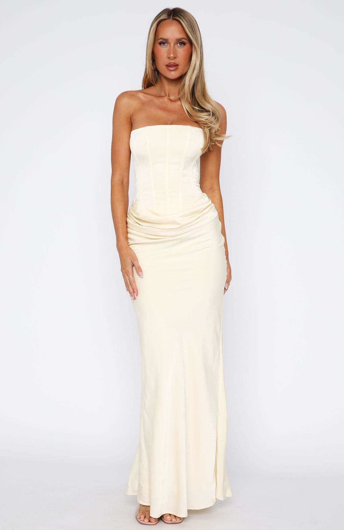 Celvane Satin Corset Dress