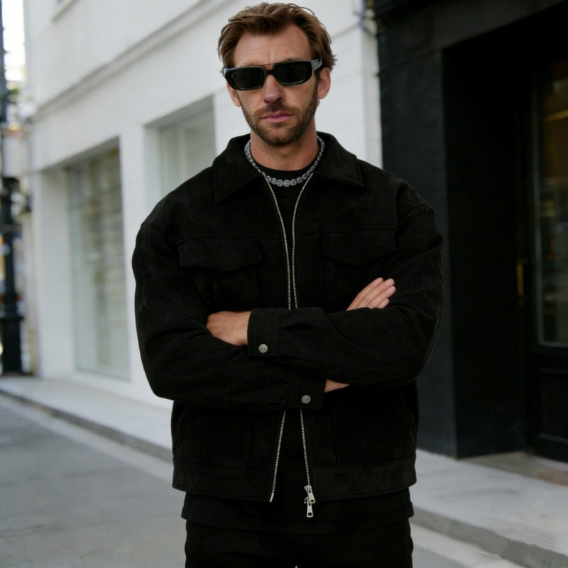 Sullivan Suede Zip Jacket