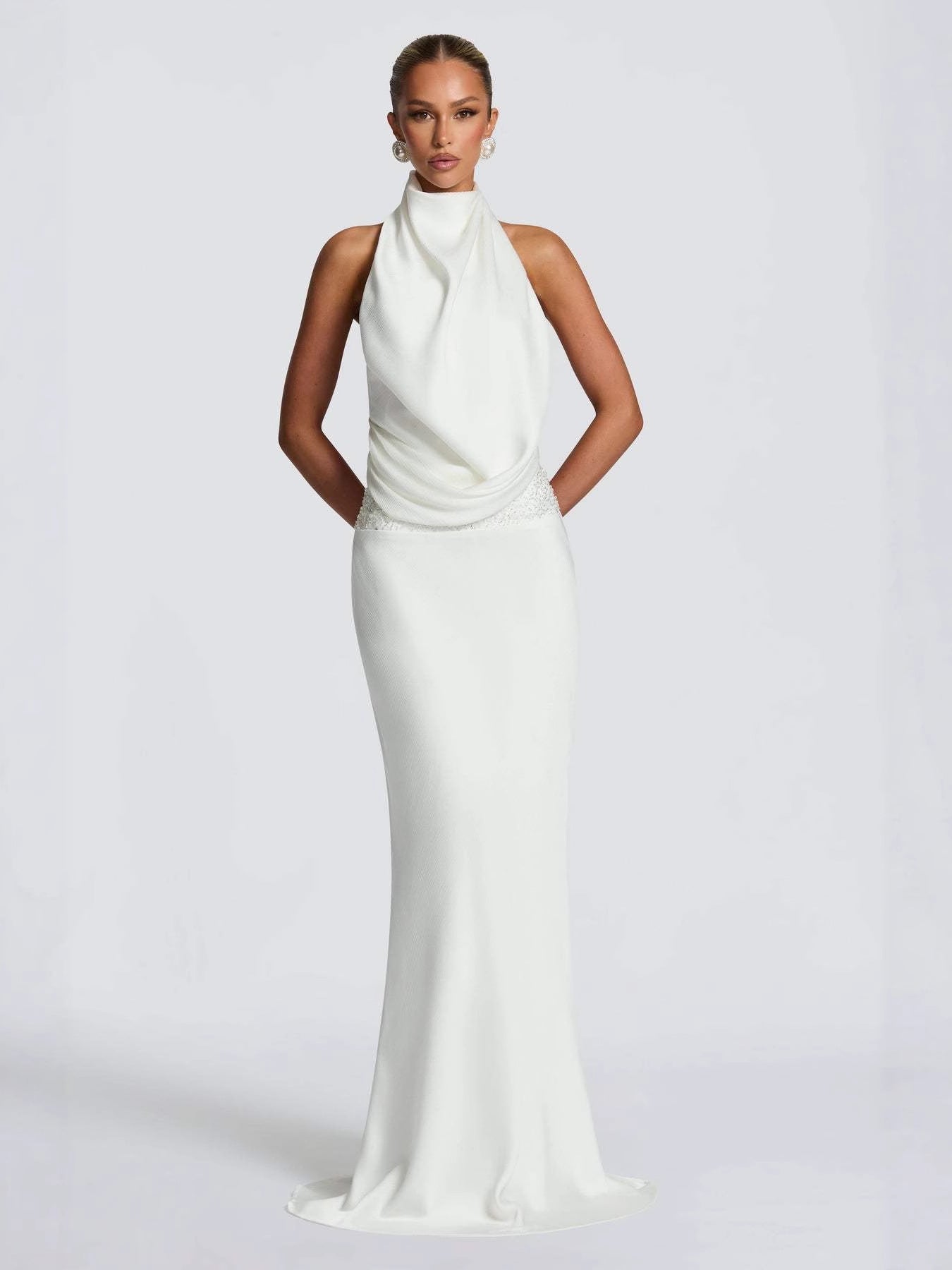 Novera Sequin Backless Dress