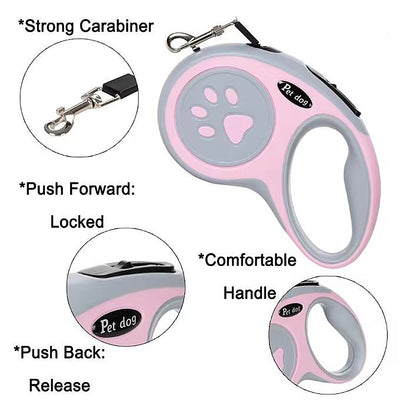 Xela Paw Retractable Leash