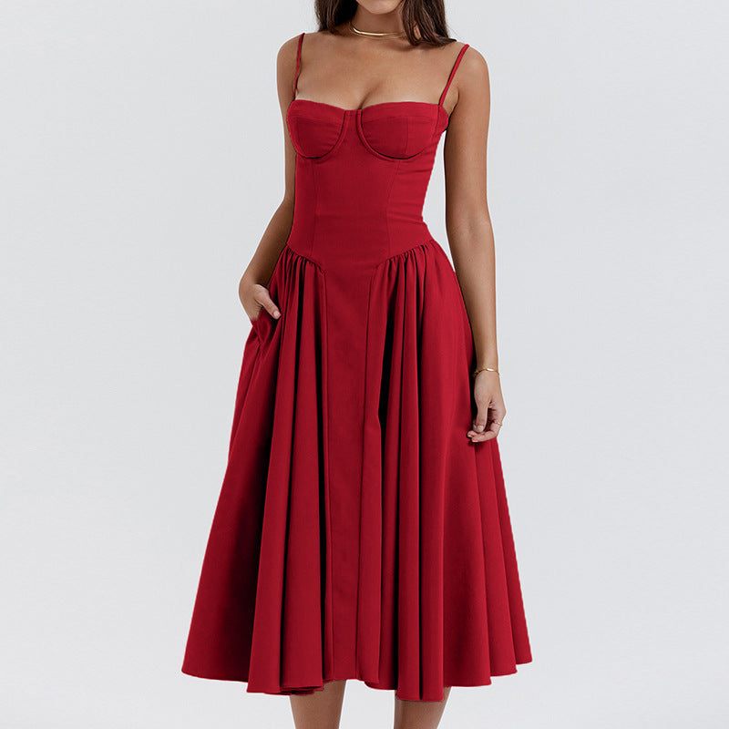 Amorette Tie Strap Maxi