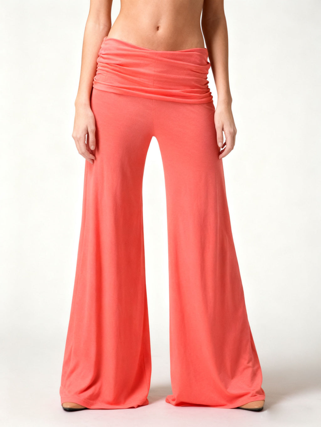 Lunara Pleated Flare Trousers