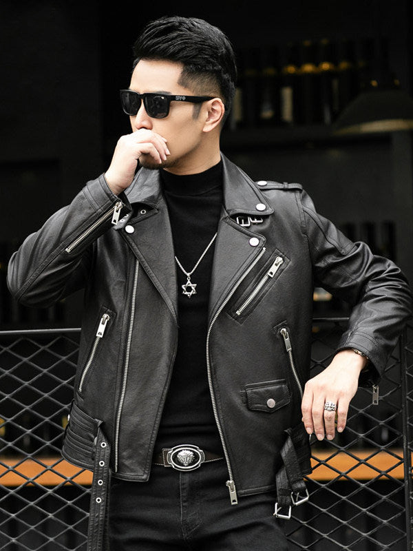 Valen Sheepskin Moto Jacket