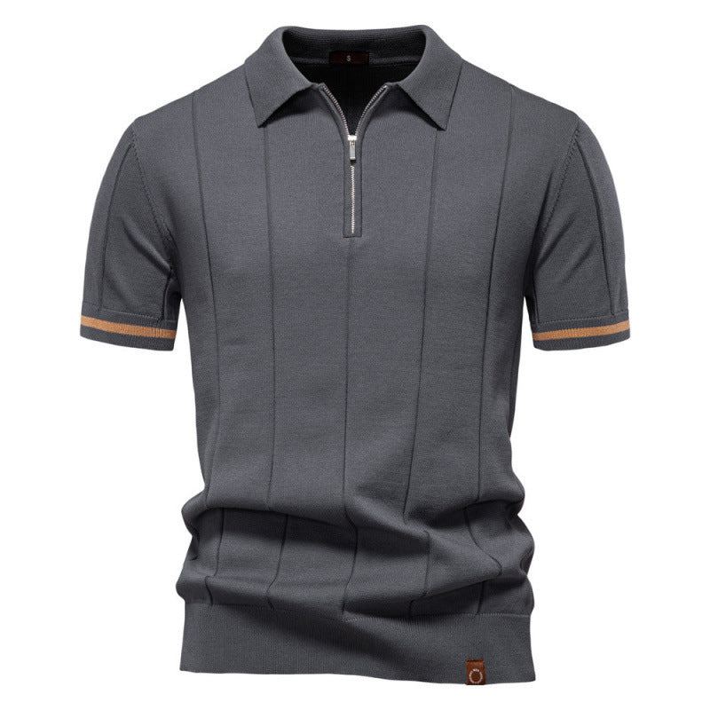 Axton Ribbed Polo Shirt