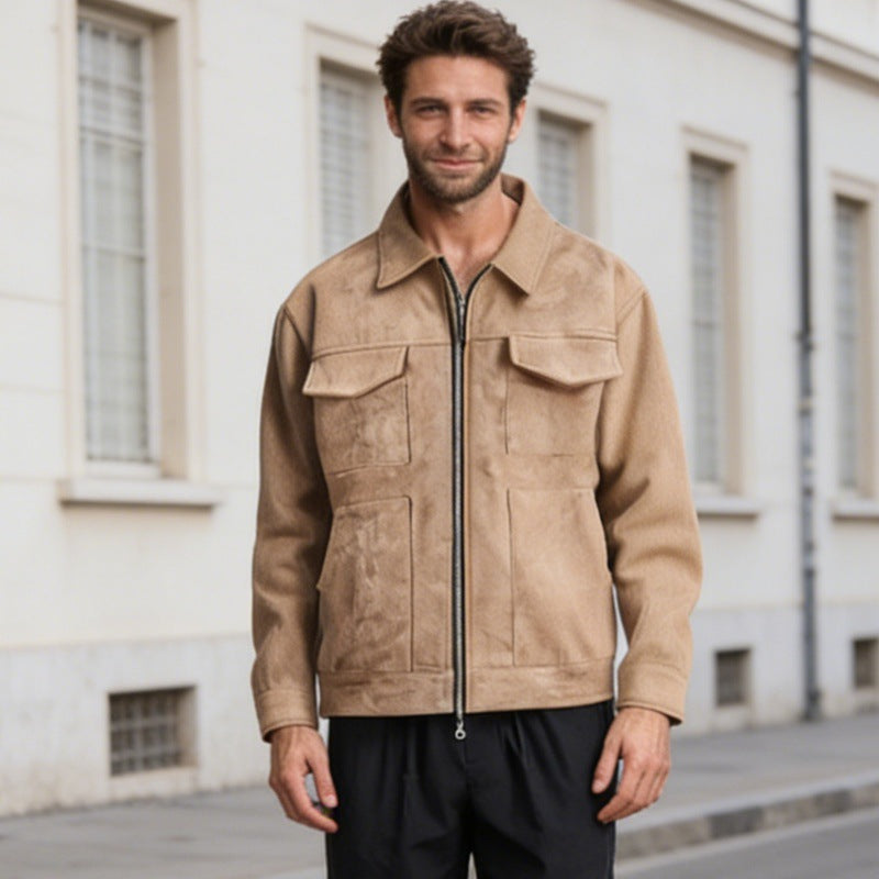Sullivan Suede Zip Jacket