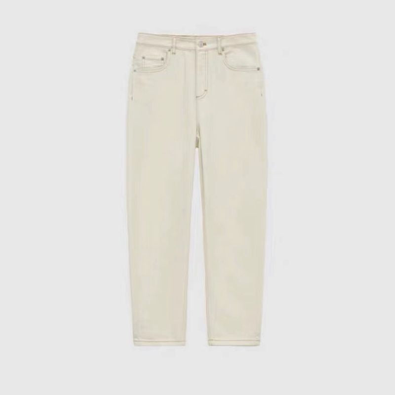 Roselle Cropped Straight Denim