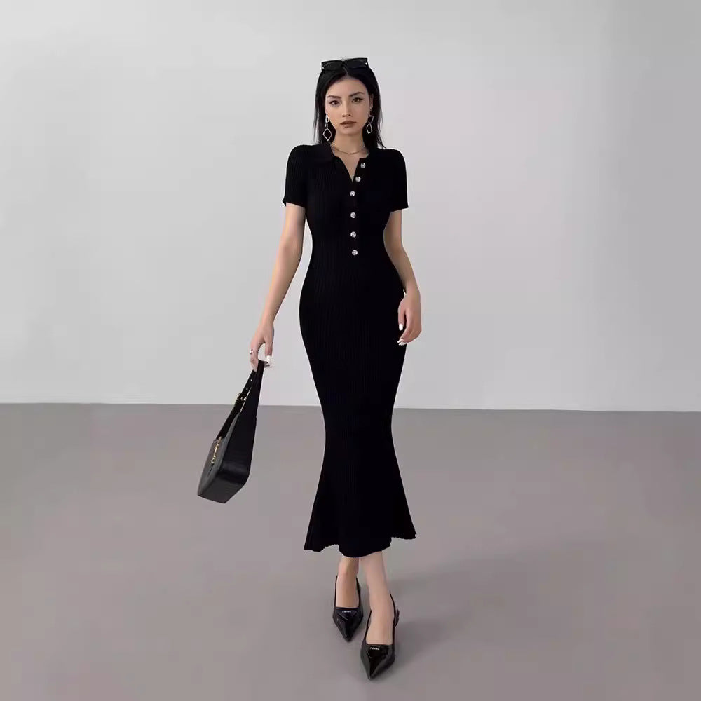 Orsina Polo Fishtail Knit Dress