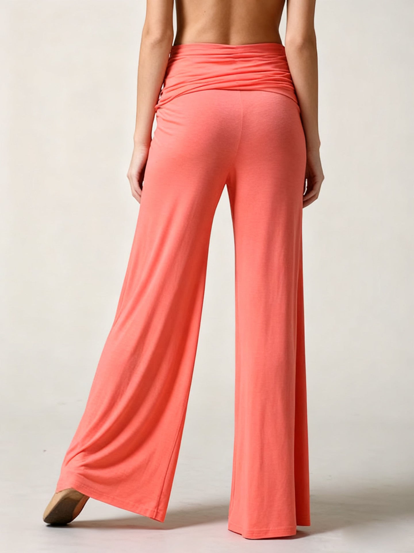Lunara Pleated Flare Trousers