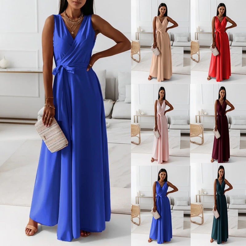 Beloria Belted A Line Dress