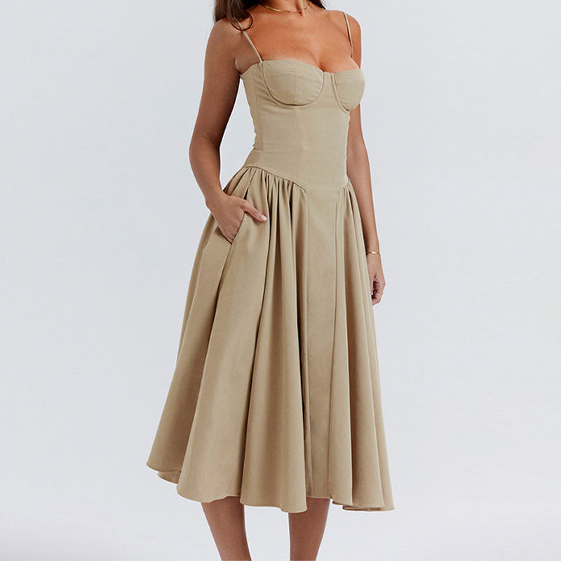 Amorette Tie Strap Maxi
