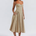 Amorette Tie Strap Maxi