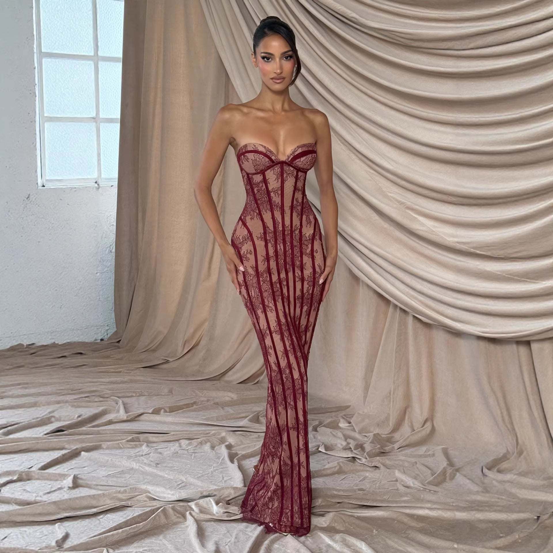 Allegra Fishtail Knit Dress