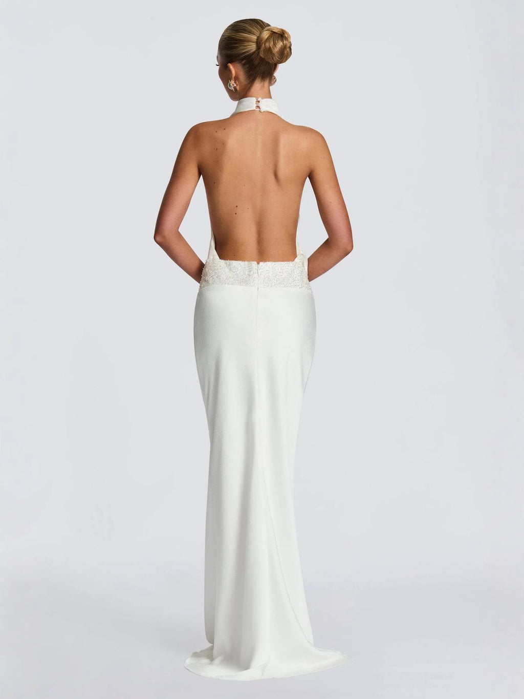 Novera Sequin Backless Dress