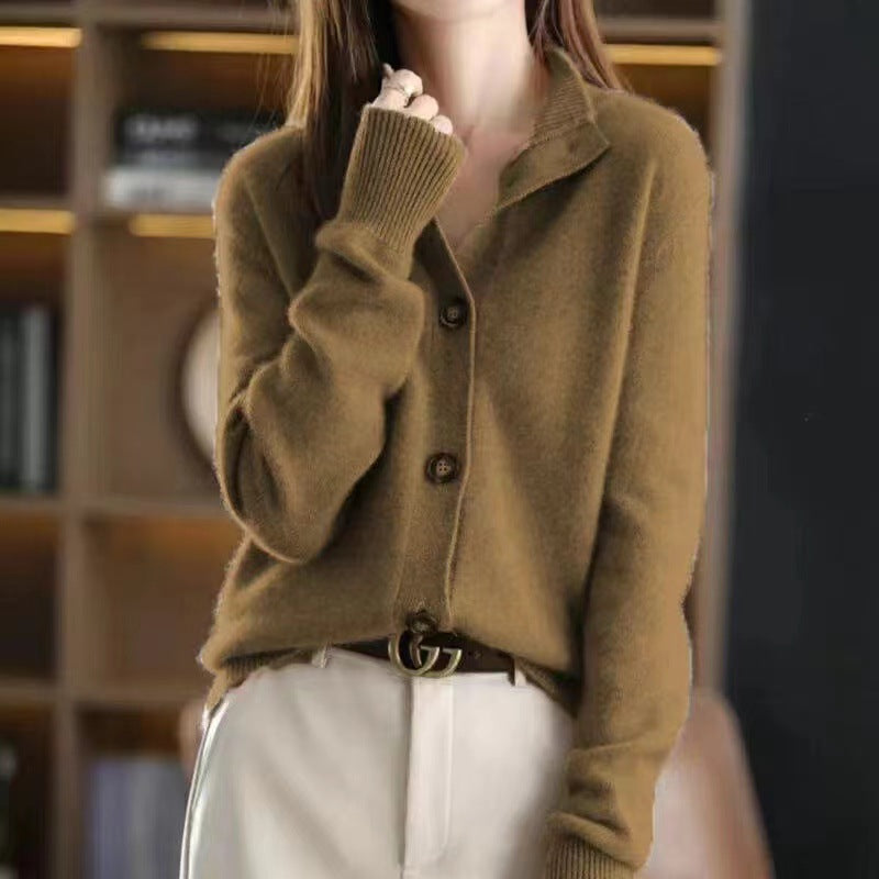 Arlo Knit Stand Collar Cardigan