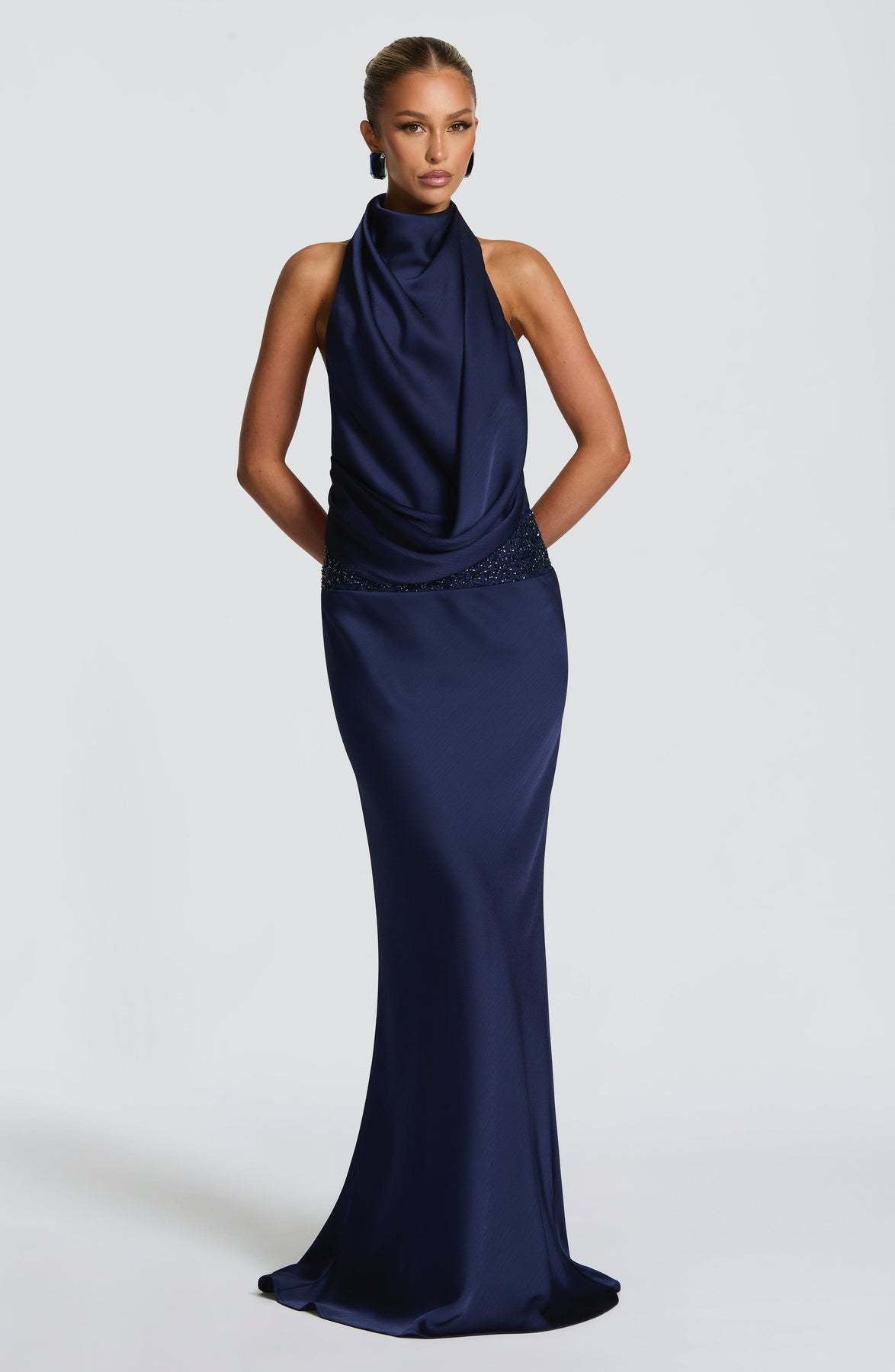 Novera Sequin Backless Dress