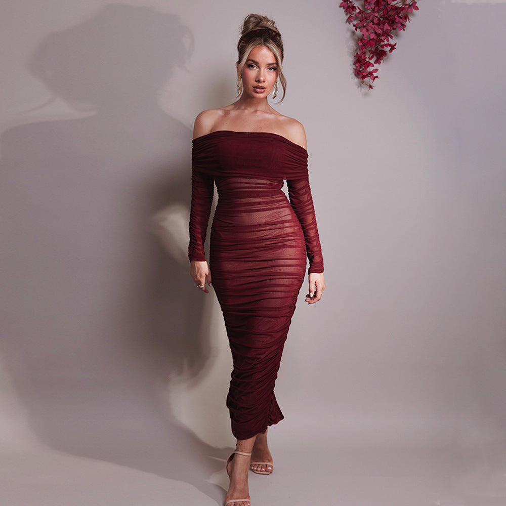 Caldris Pleated Dress