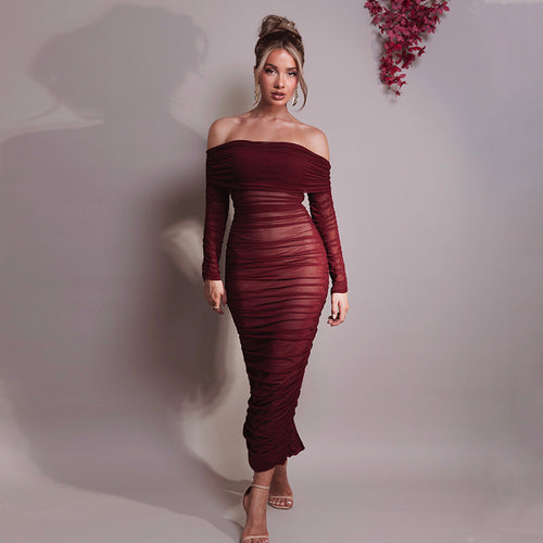 Caldris Pleated Dress