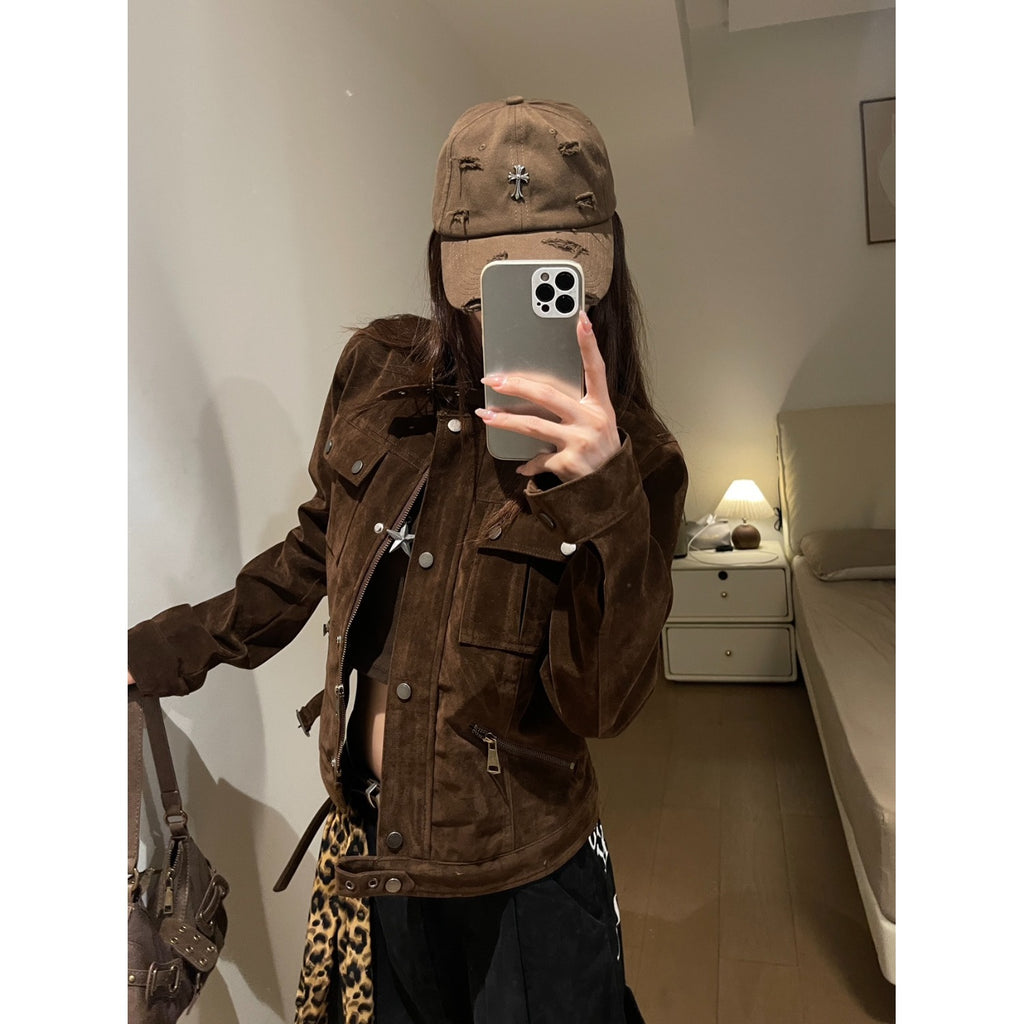 Ronan Quilted Suede Jacket
