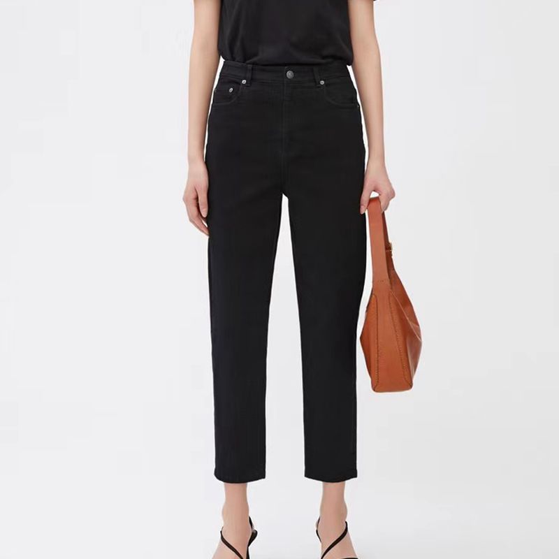 Roselle Cropped Straight Denim