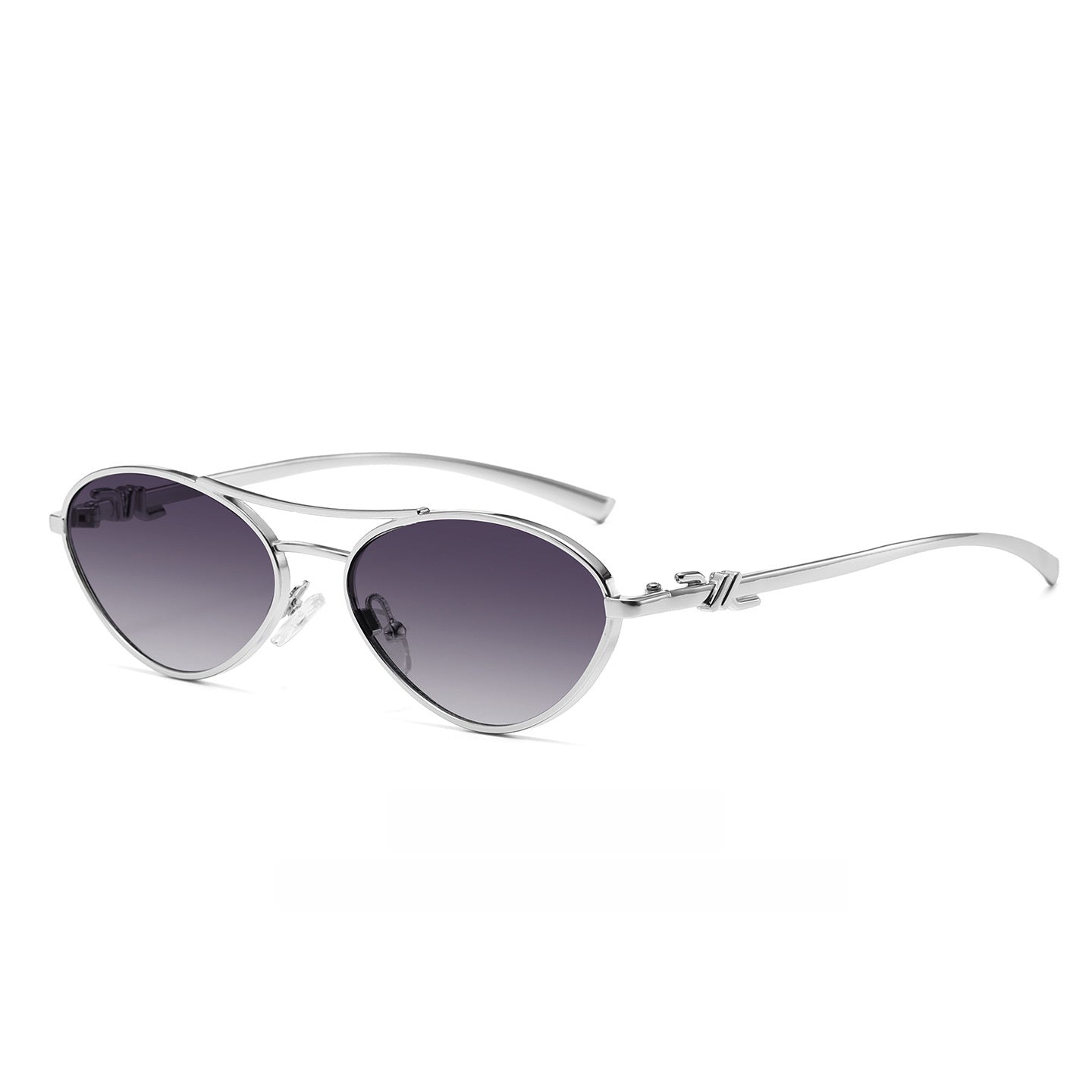 Oval Metal Frame Sunglasses