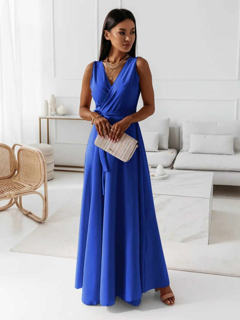 Beloria Belted A Line Dress