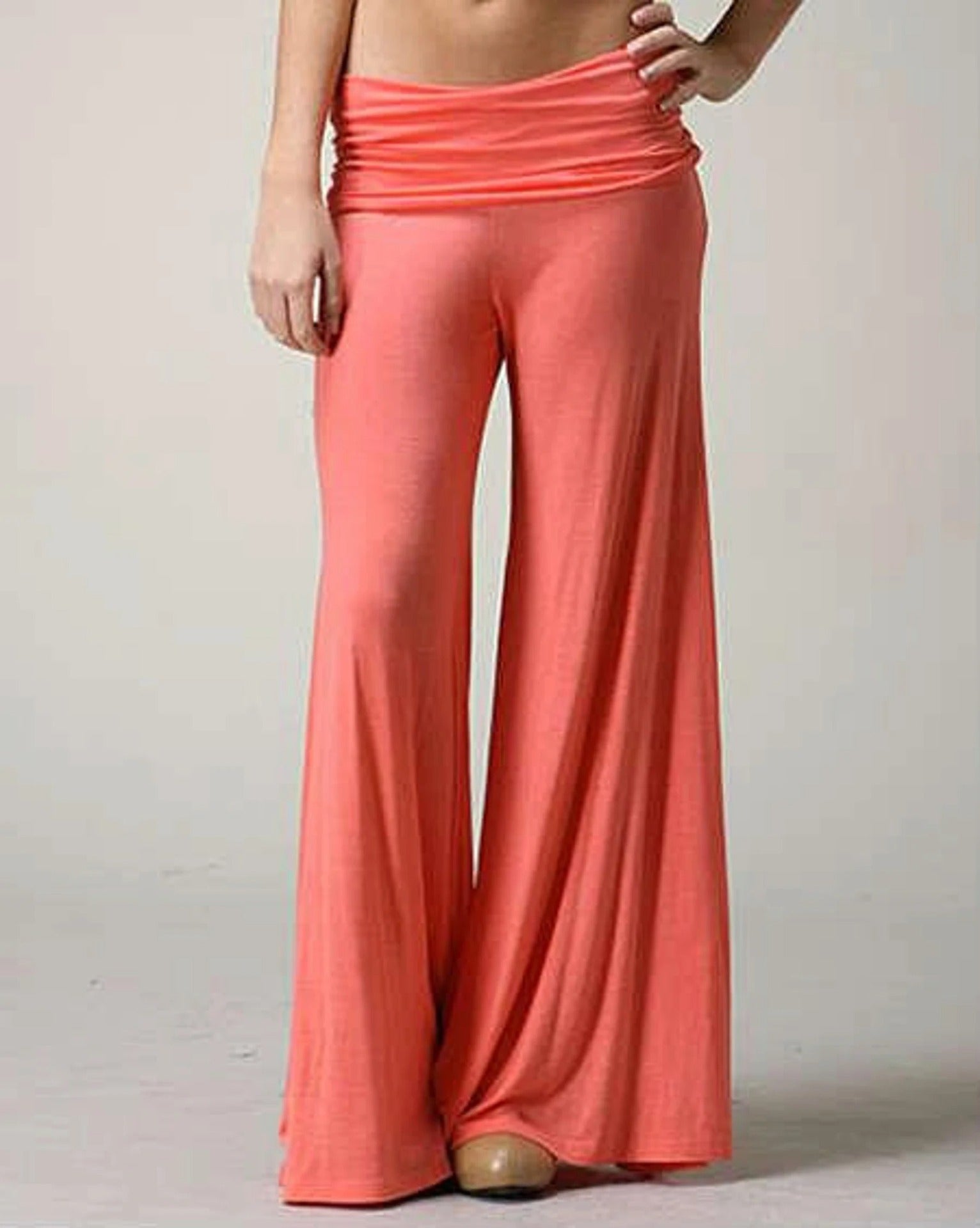 Lunara Pleated Flare Trousers