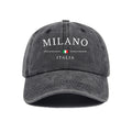 Milano Printed Vintage Washed Cotton Baseball Cap