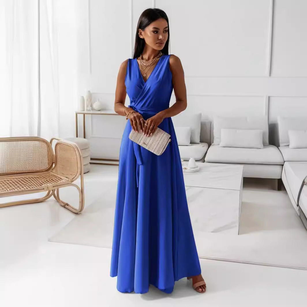 Beloria Belted A Line Dress