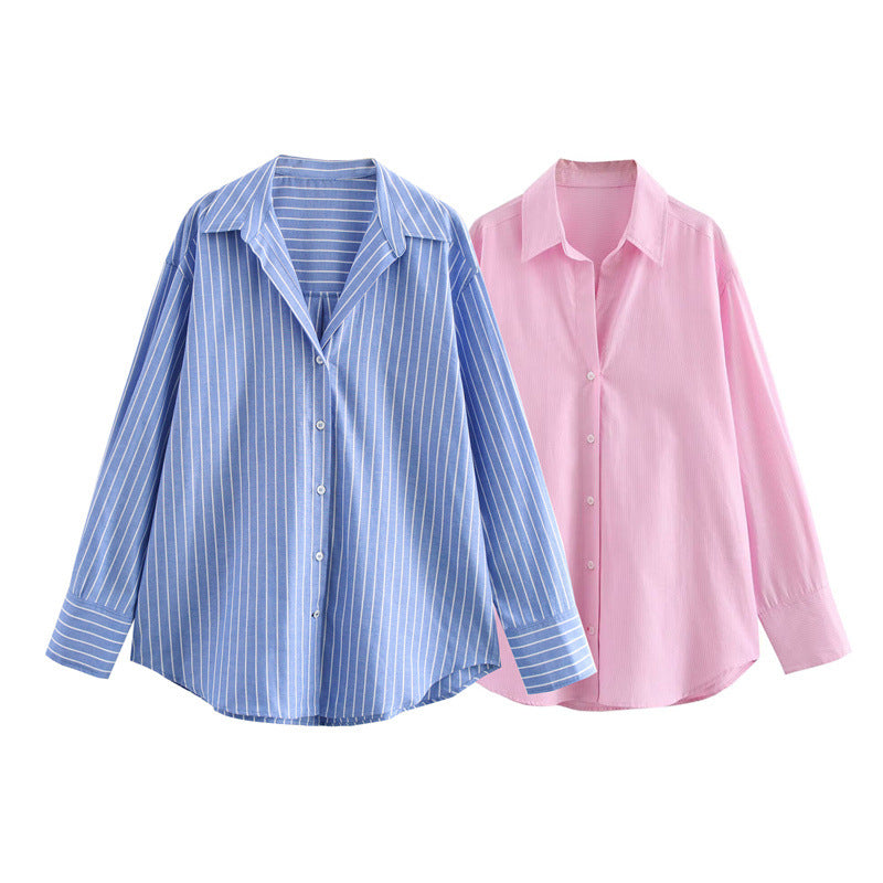 Marin Striped Lapel Shirt