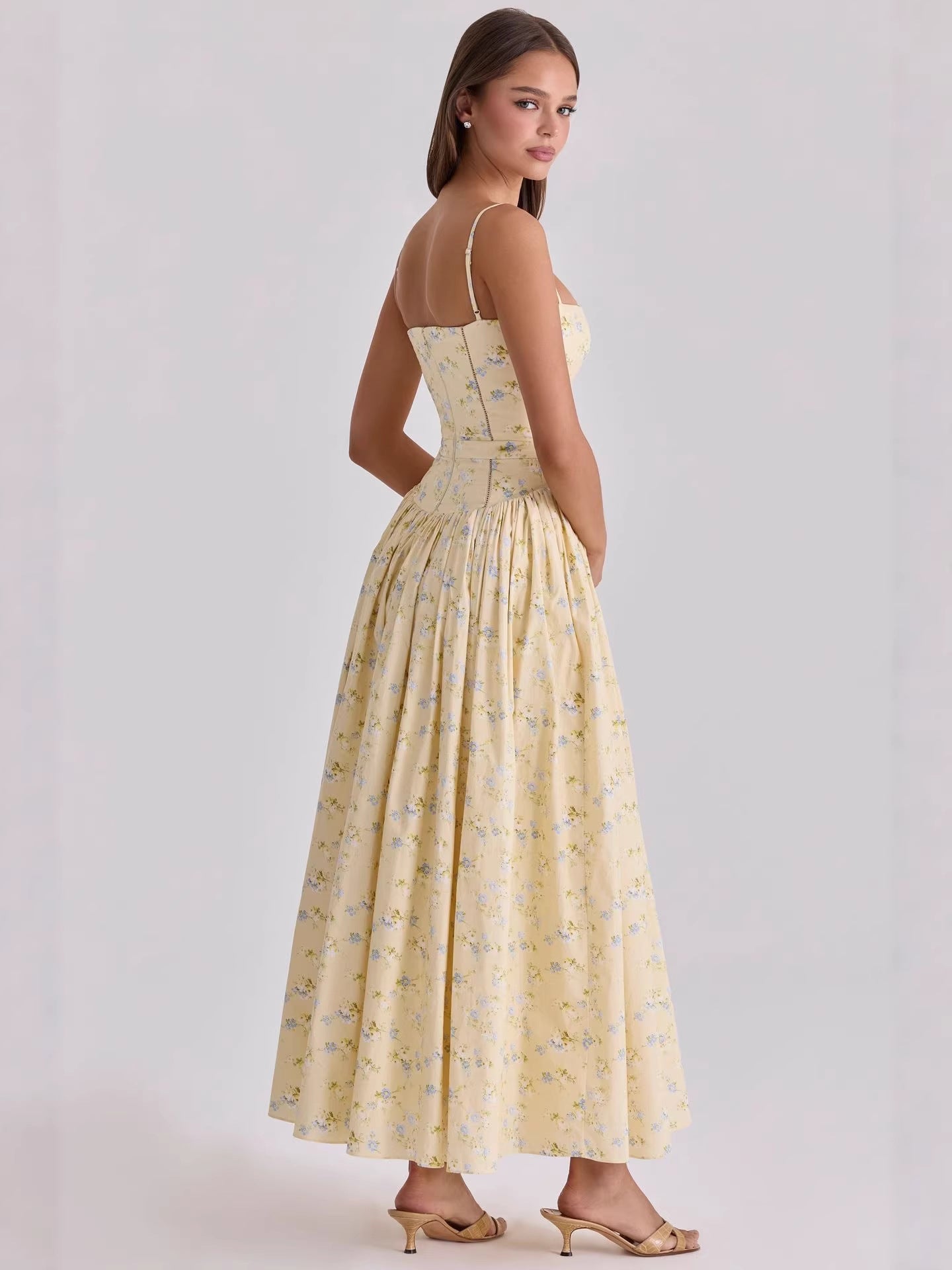 Florenne Printed Midi Dress