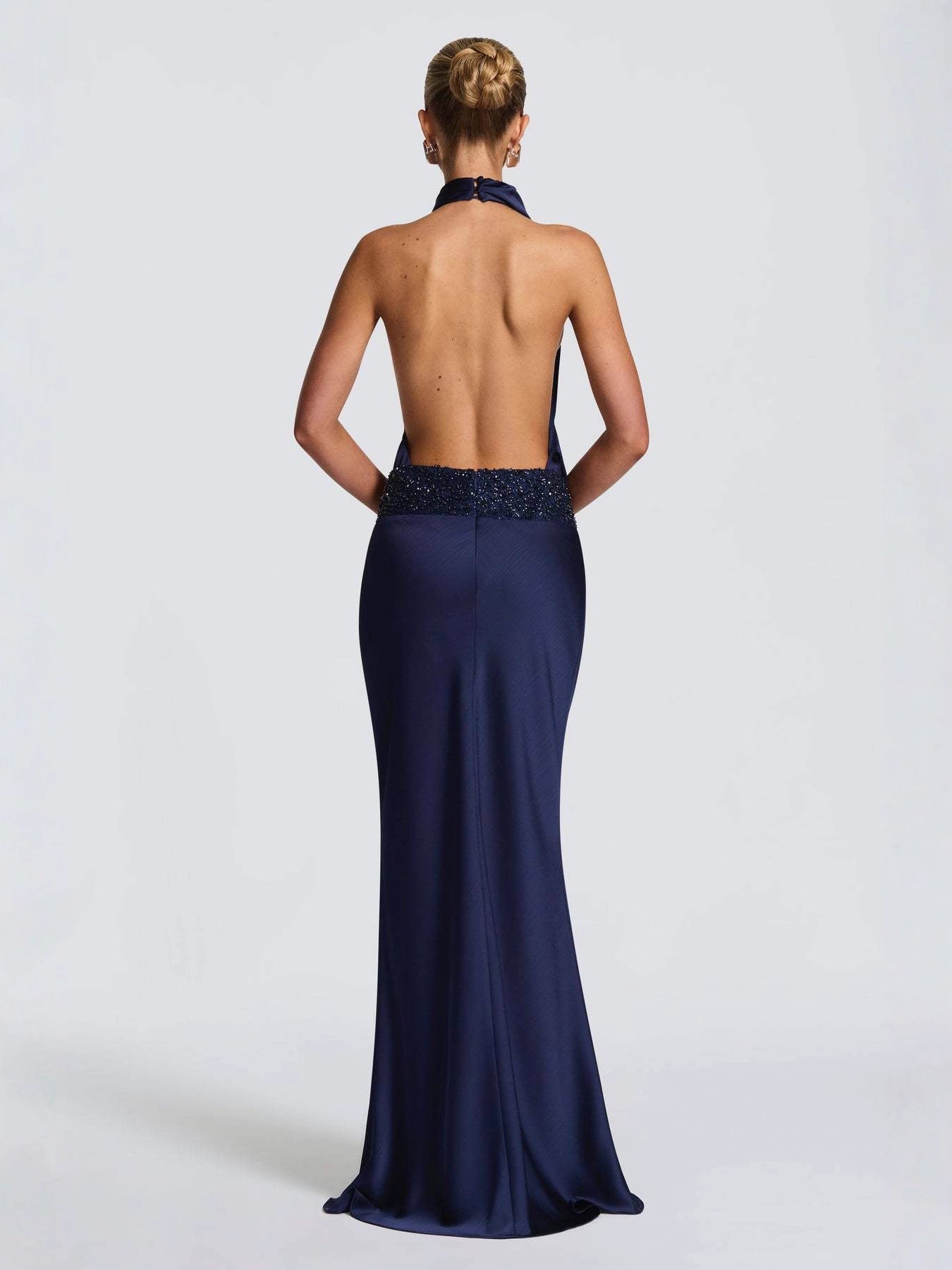 Novera Sequin Backless Dress