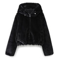 Arden Hooded Faux Fur Jacket