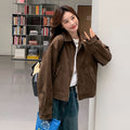 Mason Faux Suede Moto Jacket