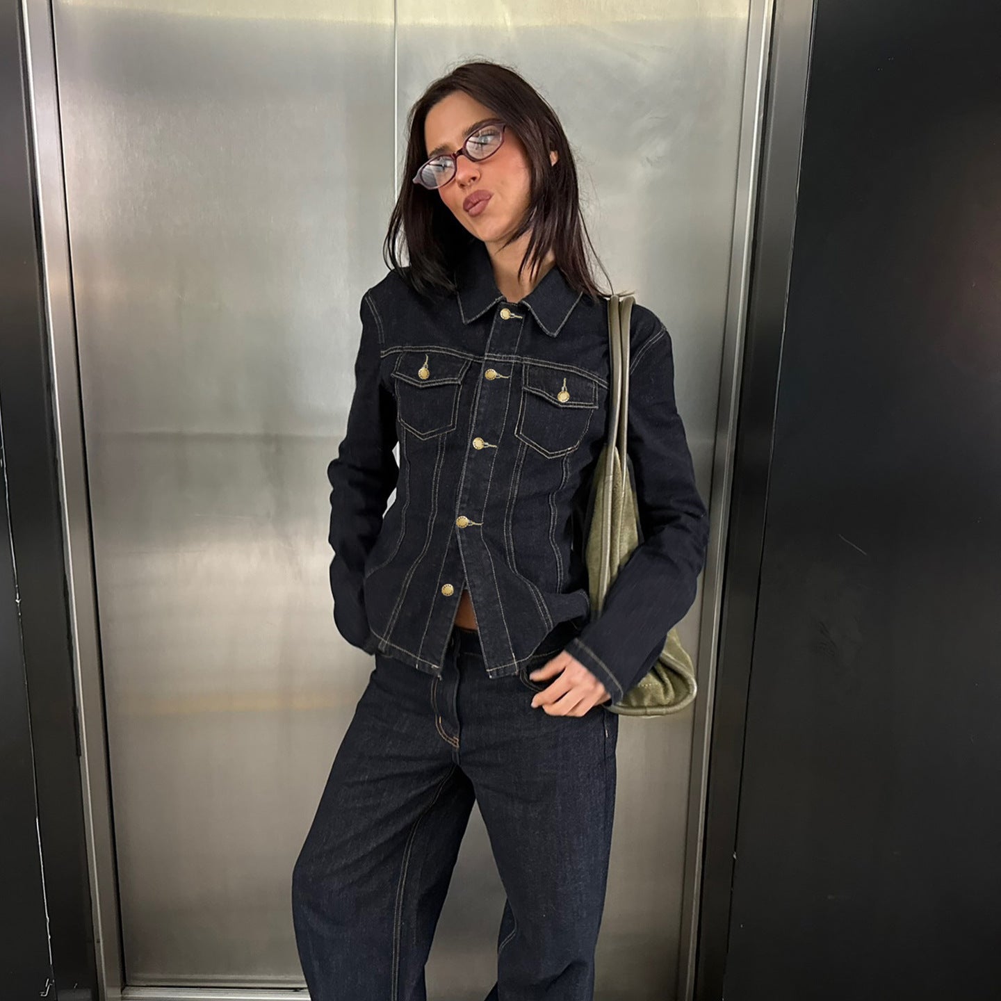 Dorian Denim Structured Shirt