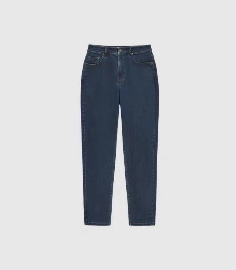 Roselle Cropped Straight Denim