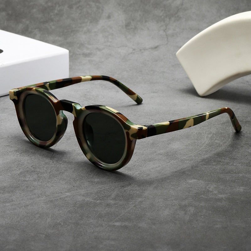 Round Frame UV Protection Sunglasses
