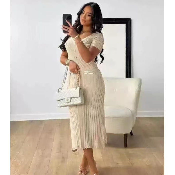 Blaire Knit Button Maxi