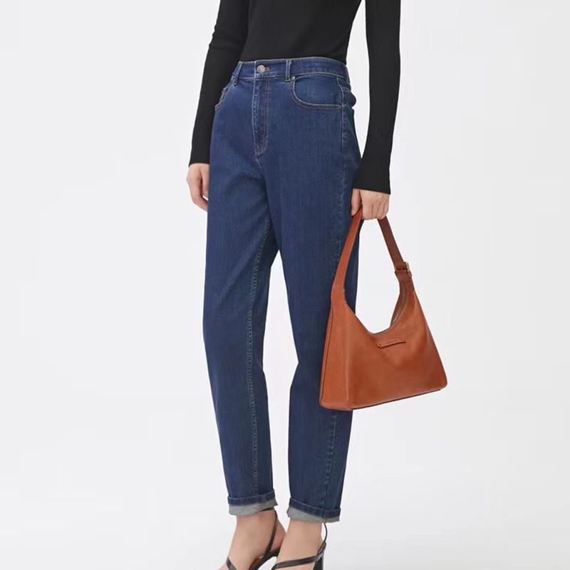 Roselle Cropped Straight Denim