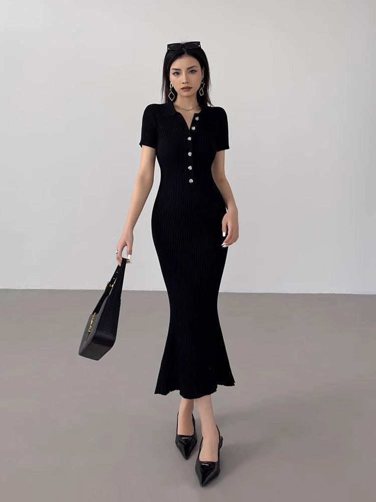 Orsina Polo Fishtail Knit Dress
