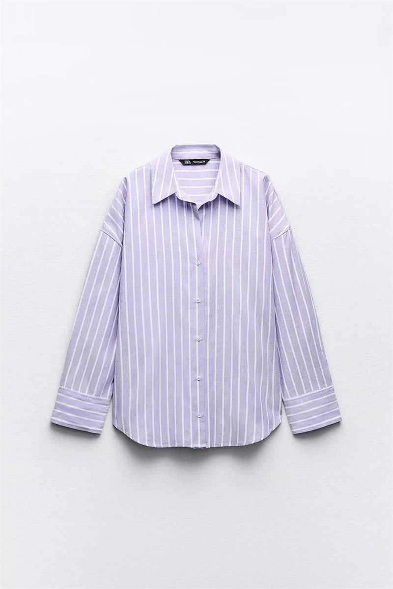 Marin Striped Lapel Shirt