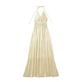 Eliora Lace Halter Gown