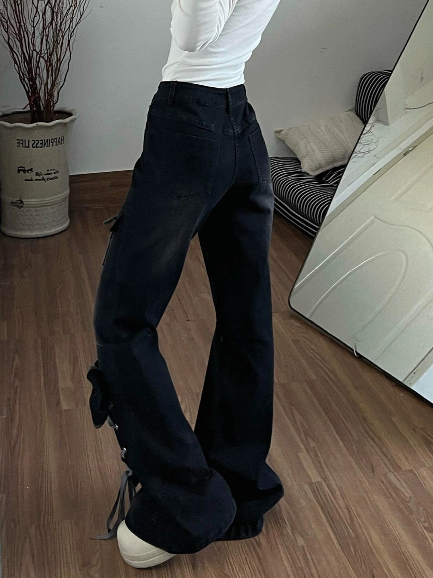 Vesper Bow Flare Denim