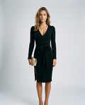 Meridian Dress Black - Front