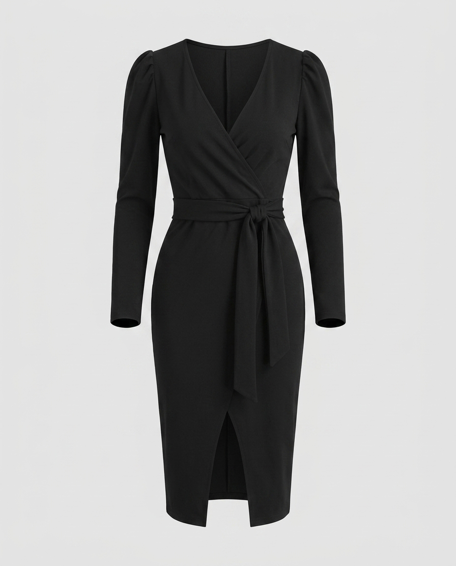 Meridian Dress Black - Ghost