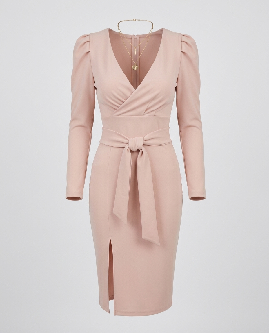 Meridian Dress Khaki - Ghost