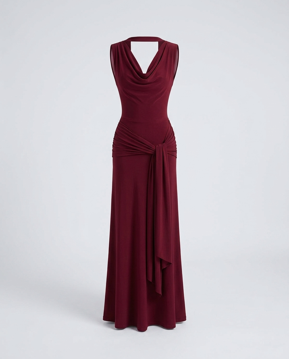 Vionara Cross Dress in Burgundy - Ghost