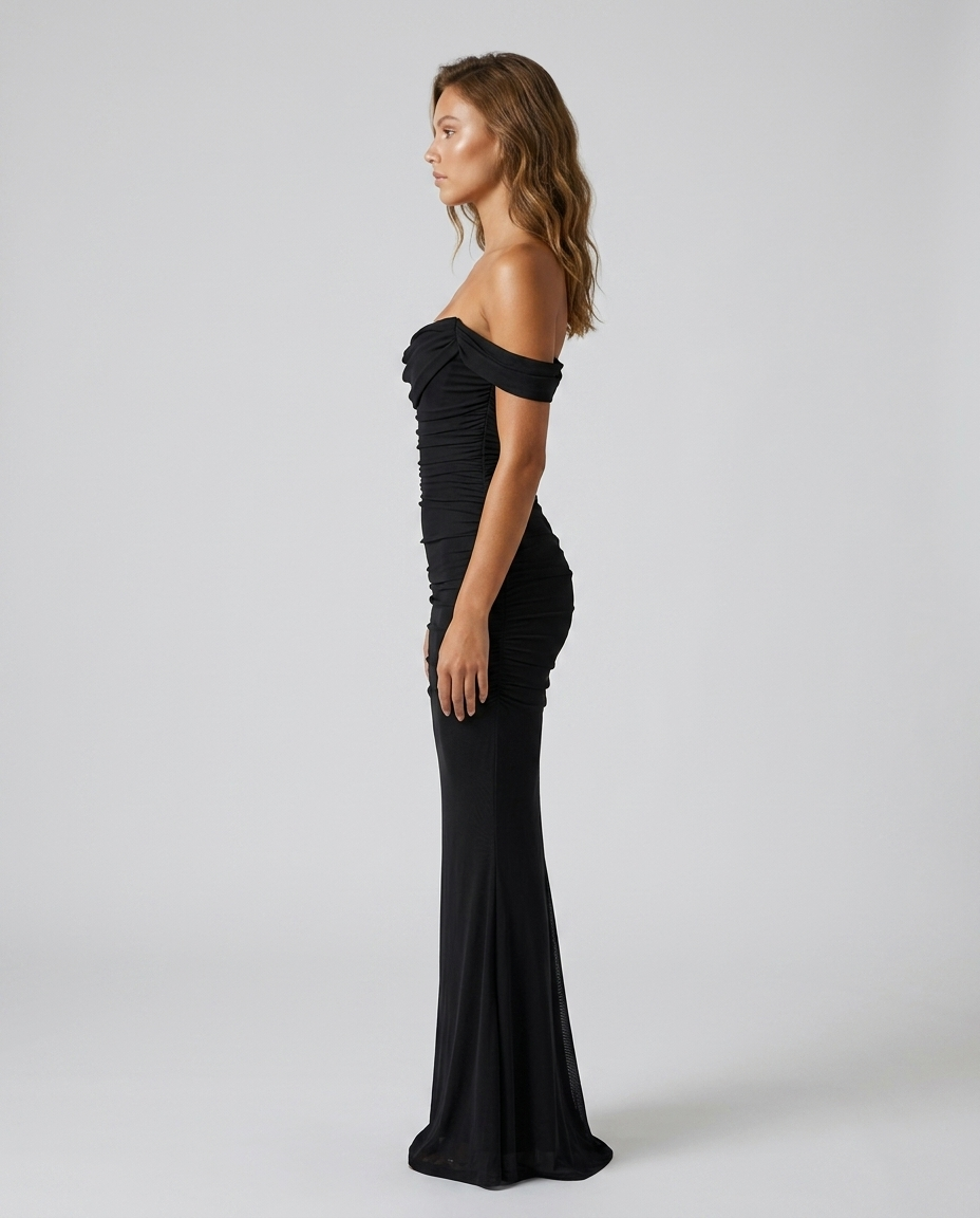 Maelle Dress - Black - Side